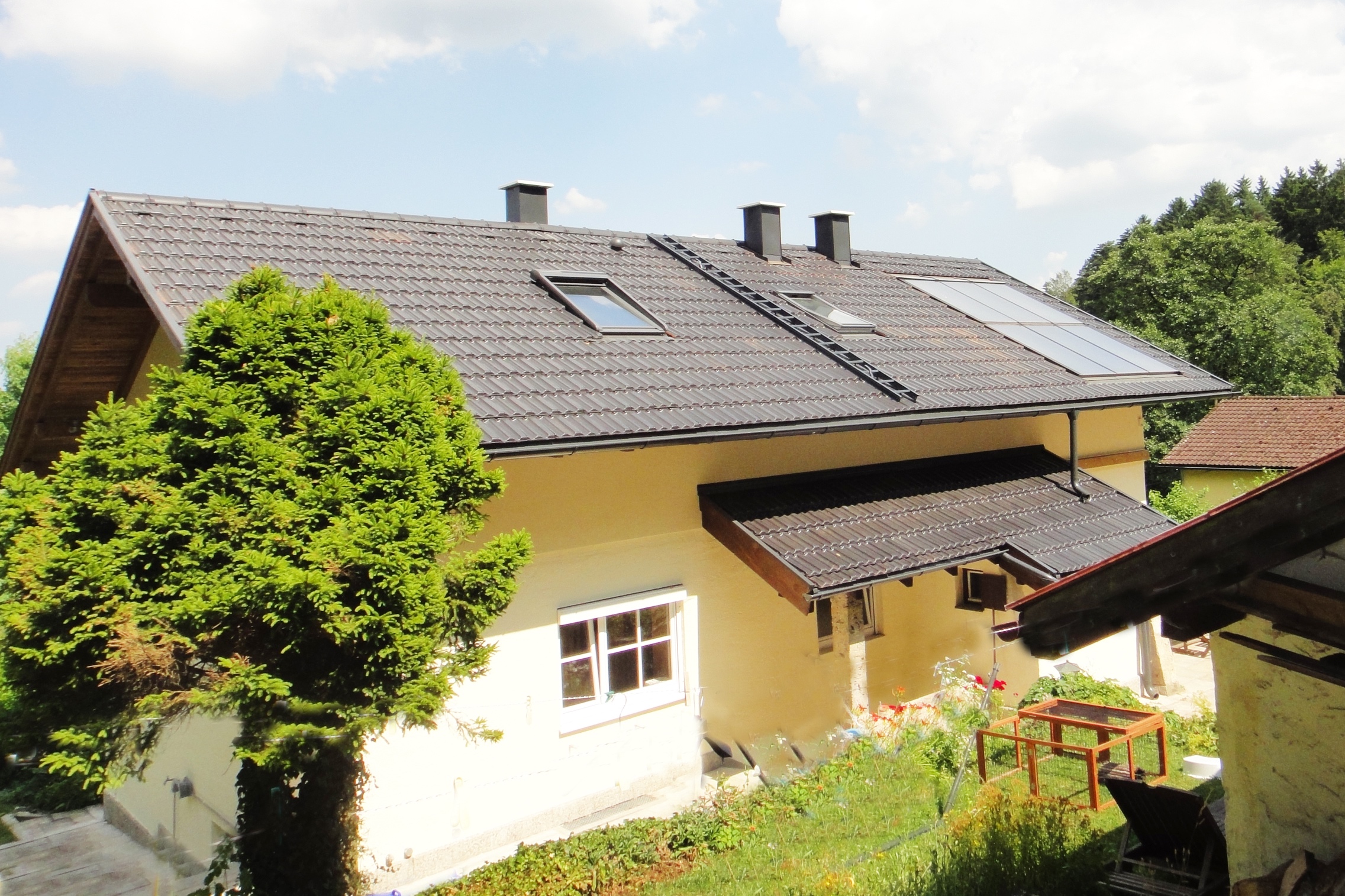Aufstockung Einfamilienwohnhaus, vorher 