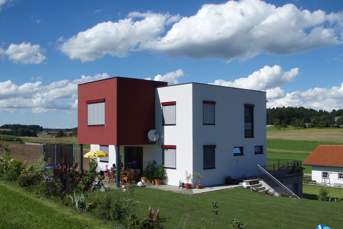 modernes Einfamilienwohnhaus