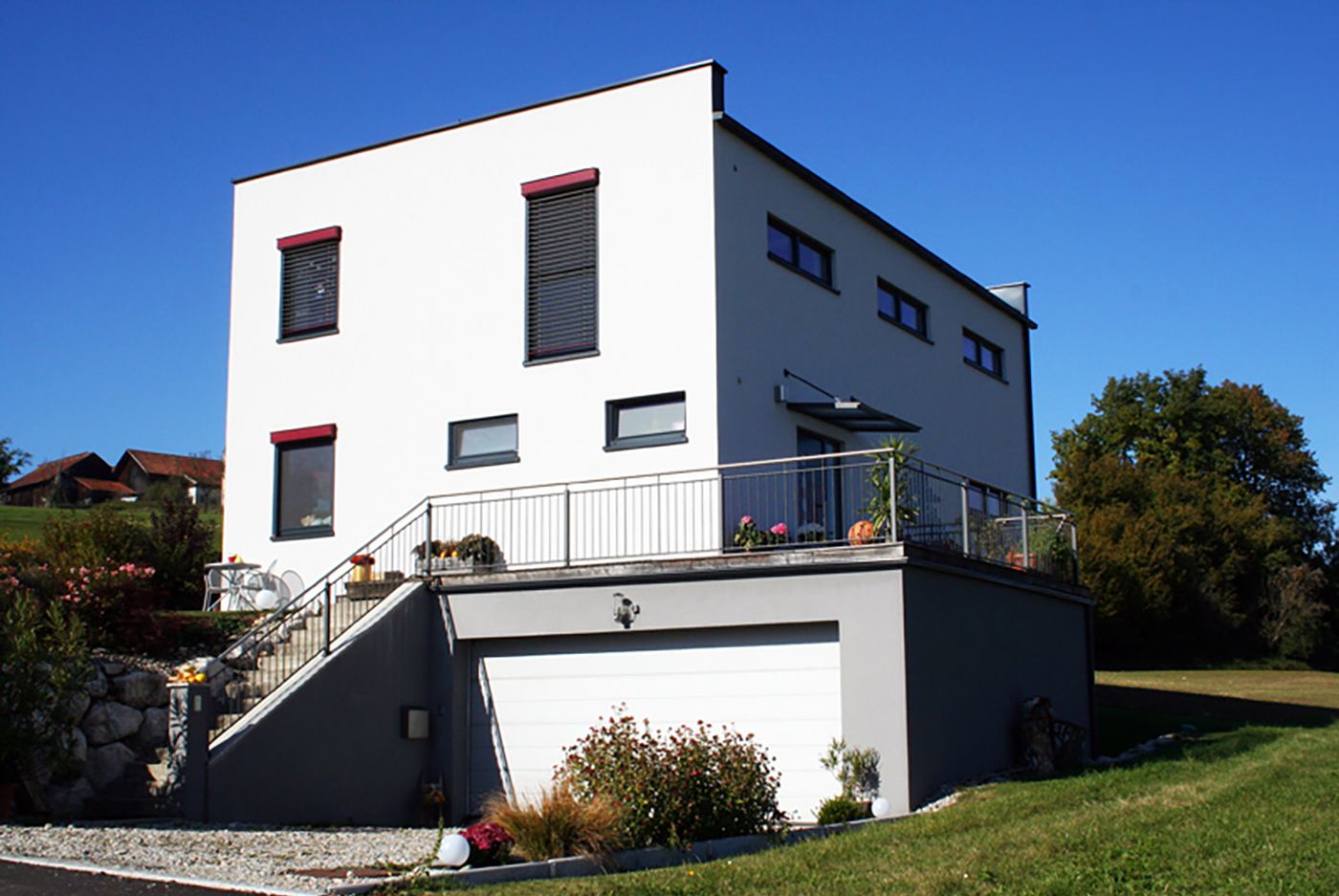 modernes Einfamilienwohnhaus