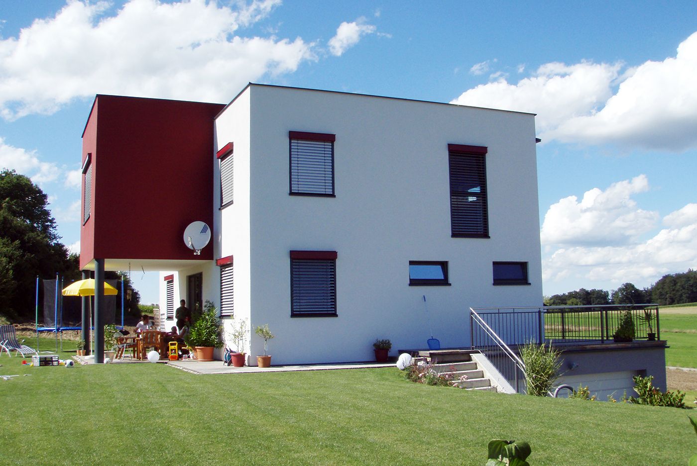 modernes Einfamilienwohnhaus